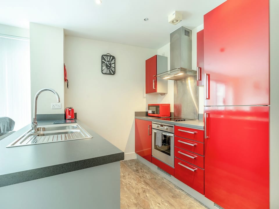 Open plan living space | Apartment 13 - Meridian Tower, Swansea