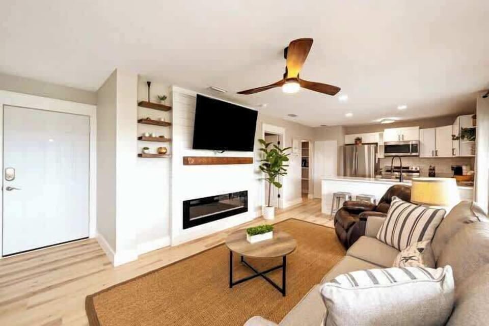 Step in to our serene living area.