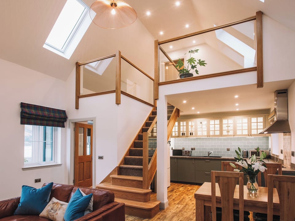 Open plan living space | An Dobhran - Dornie Croft, Dornie