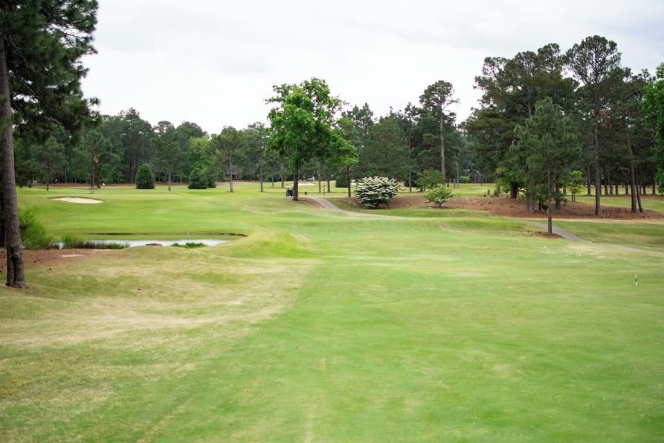 Pinehurst #5 just off the back deck!