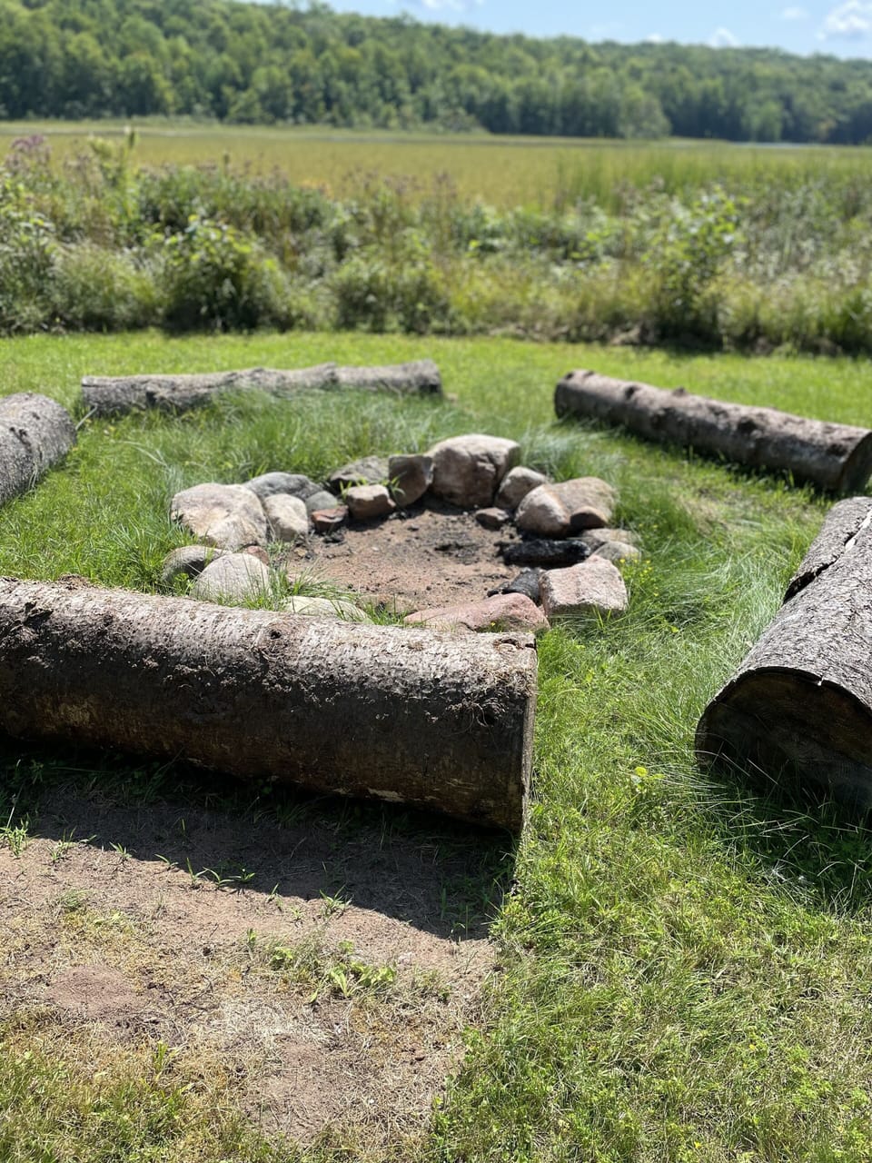 Huge firepit