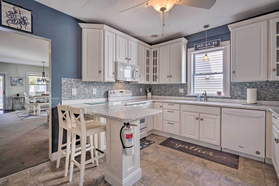 Kitchen | 1st Floor | Fully Equipped | Cooking Basics | Coffee Maker | Toaster