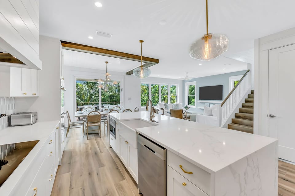 Kitchen Counter and View