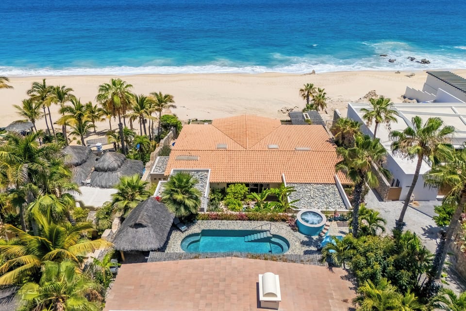 Aerial ocean view
