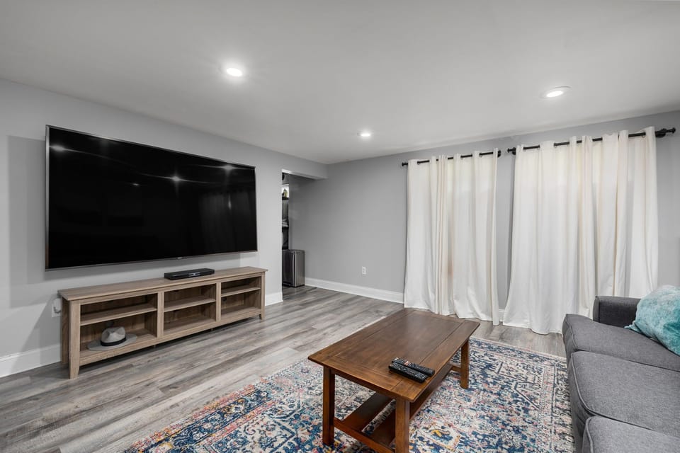 Downstairs basement living space