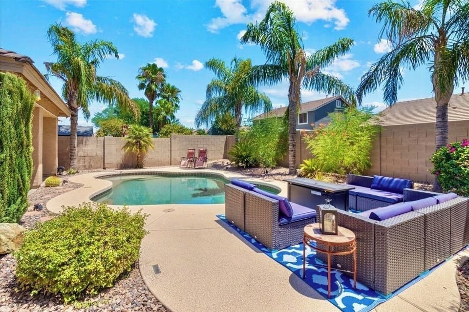 The BBQ grill and fire pit are not available for guest use.