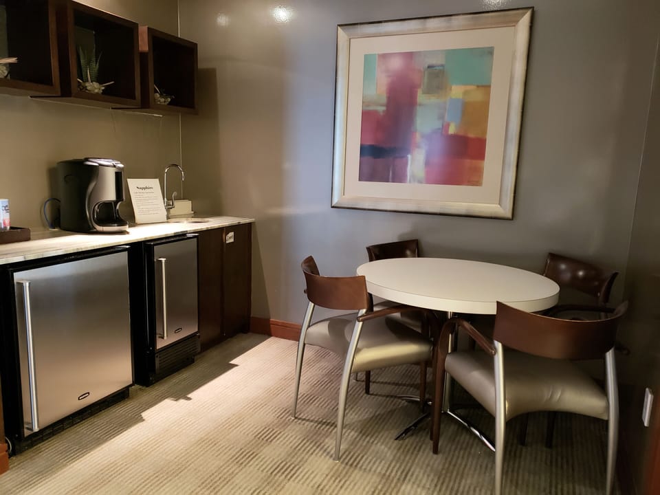 Inside the building amenities