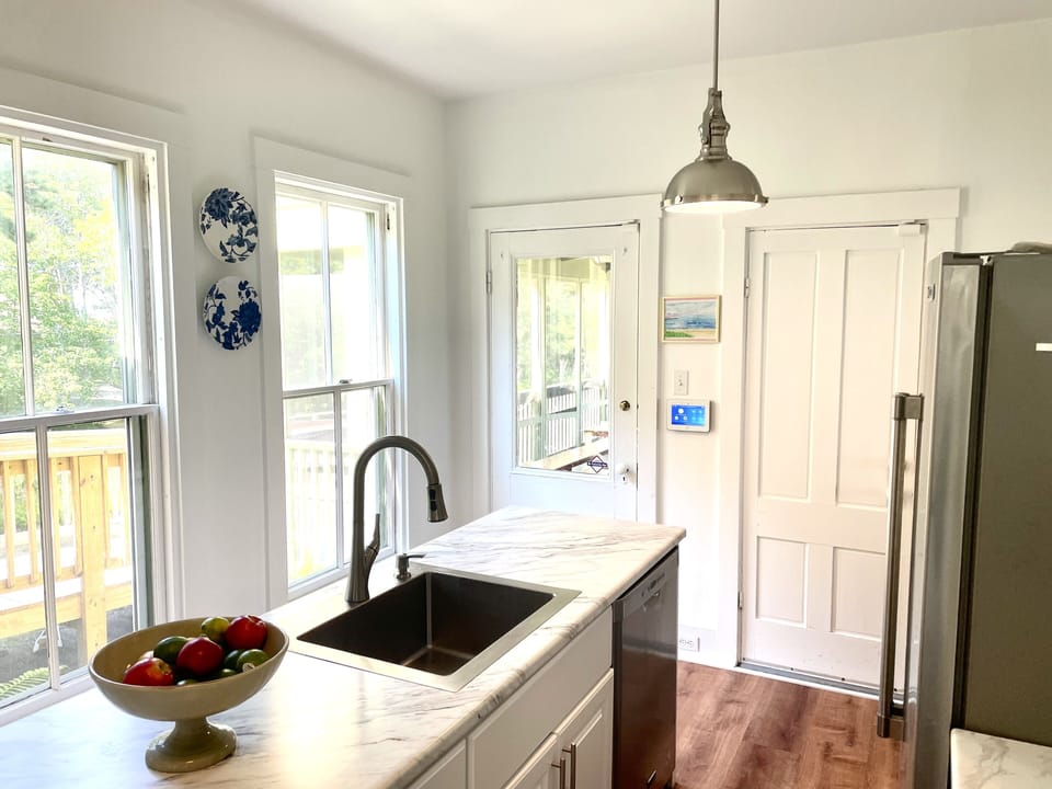 Kitchen island - newly updated kitchen
