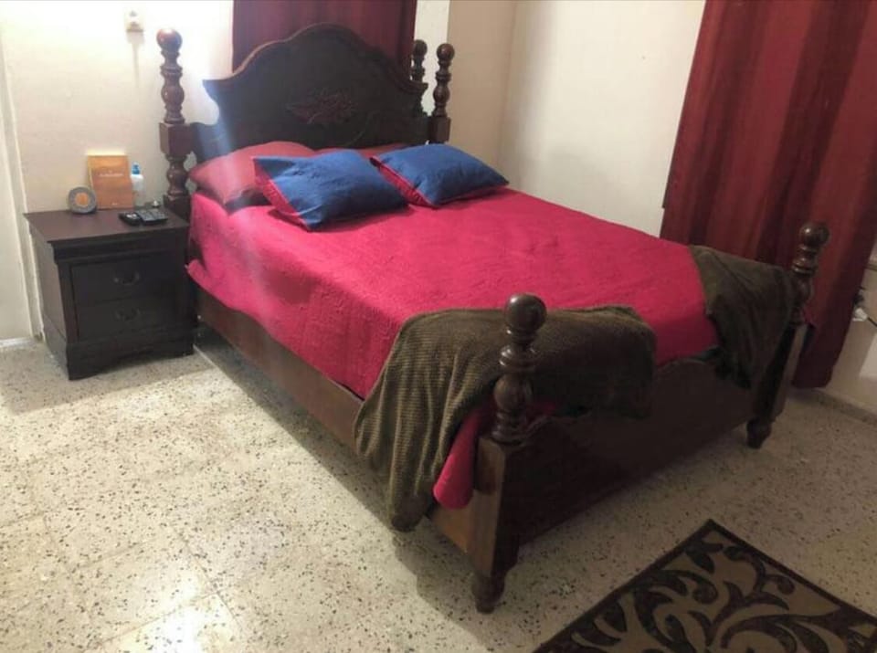 Comfortable bed and xtra linens available.