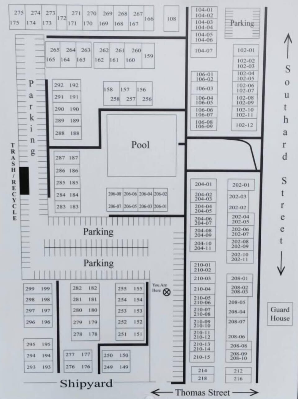 Shipyard map.