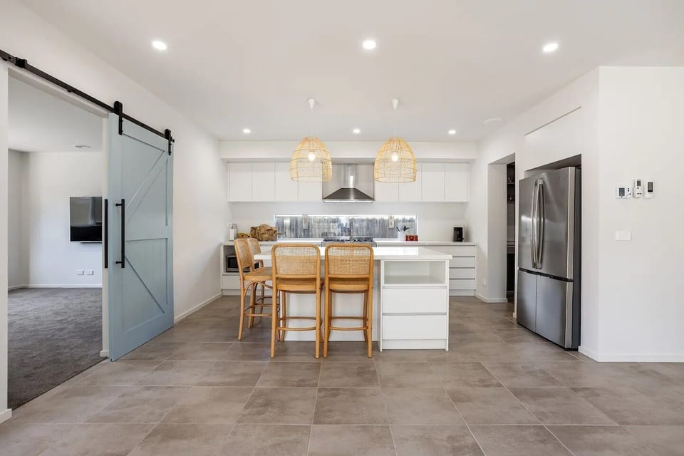 Open plan kitchen