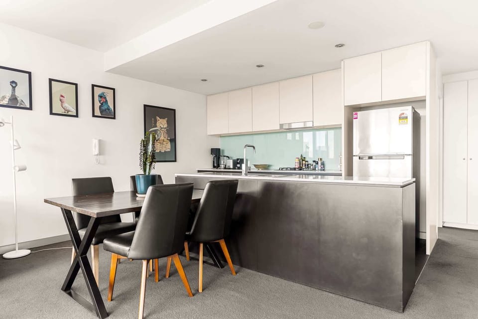 Kitchen and dining area
