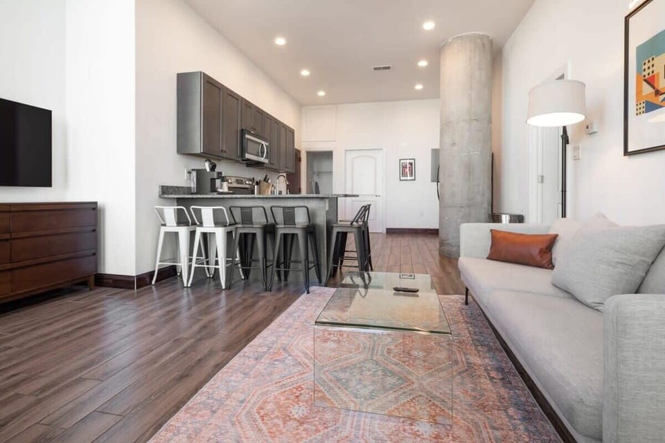 Sun-drenched, spacious living area