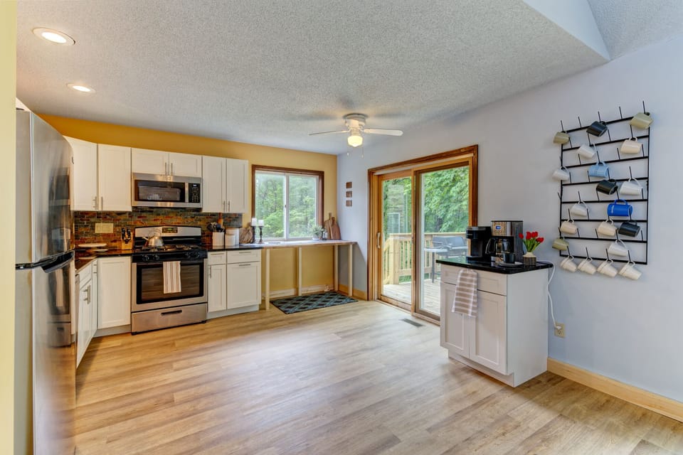 Open and Airy Kitchen  on the Main Floor