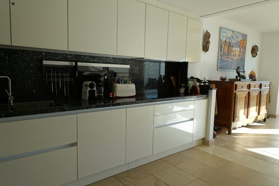 The kitchen
