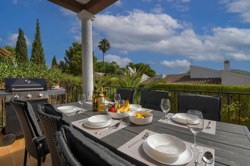 Outdoor dining area