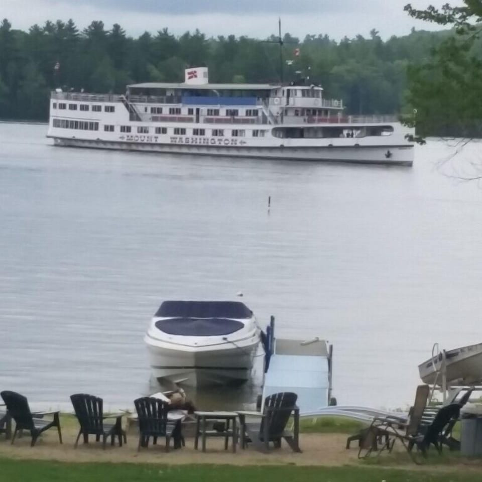 Beach area note fireplace . Some firewood supplied . 
Extra firewood available