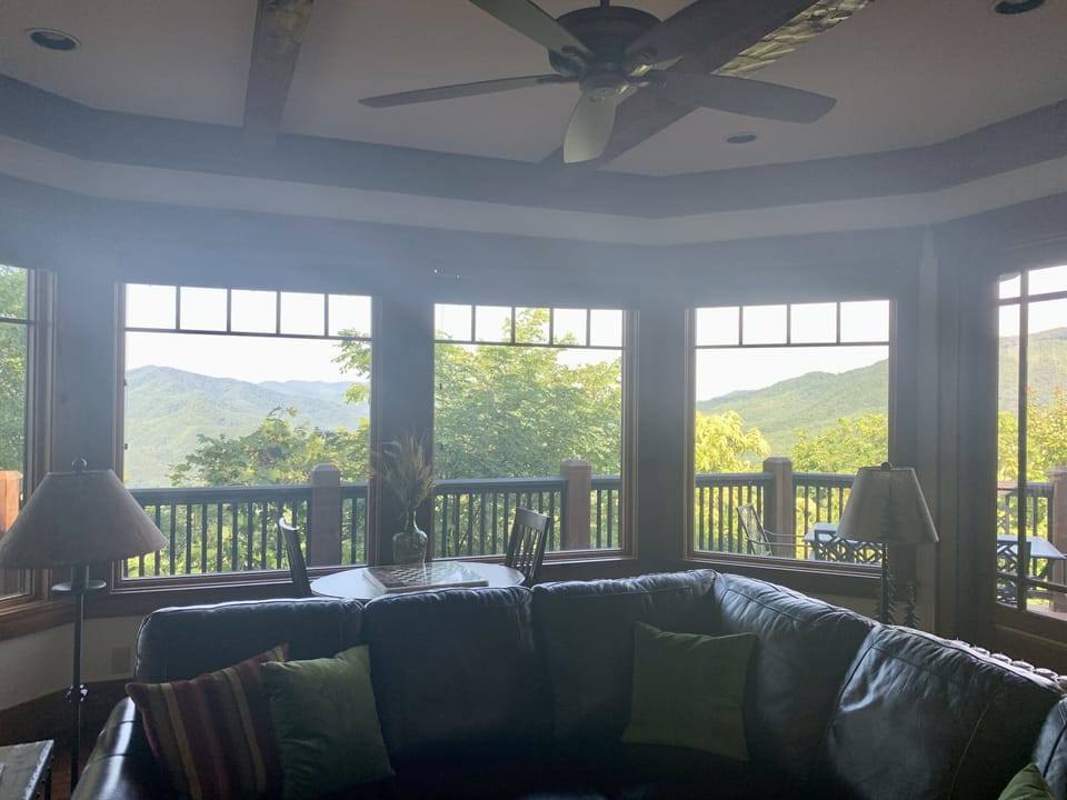 View from living area 