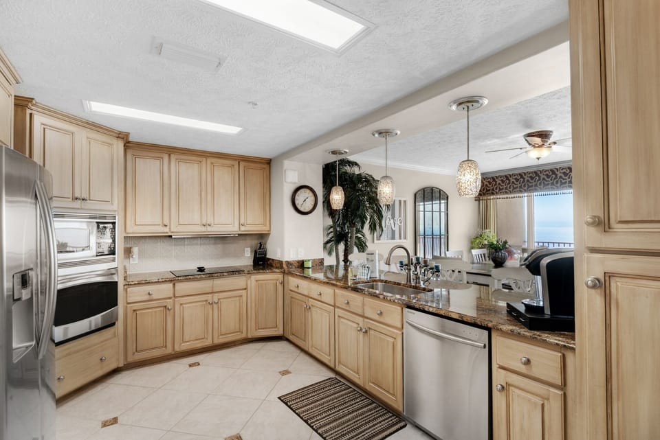 Kitchen has everything your chef needs
