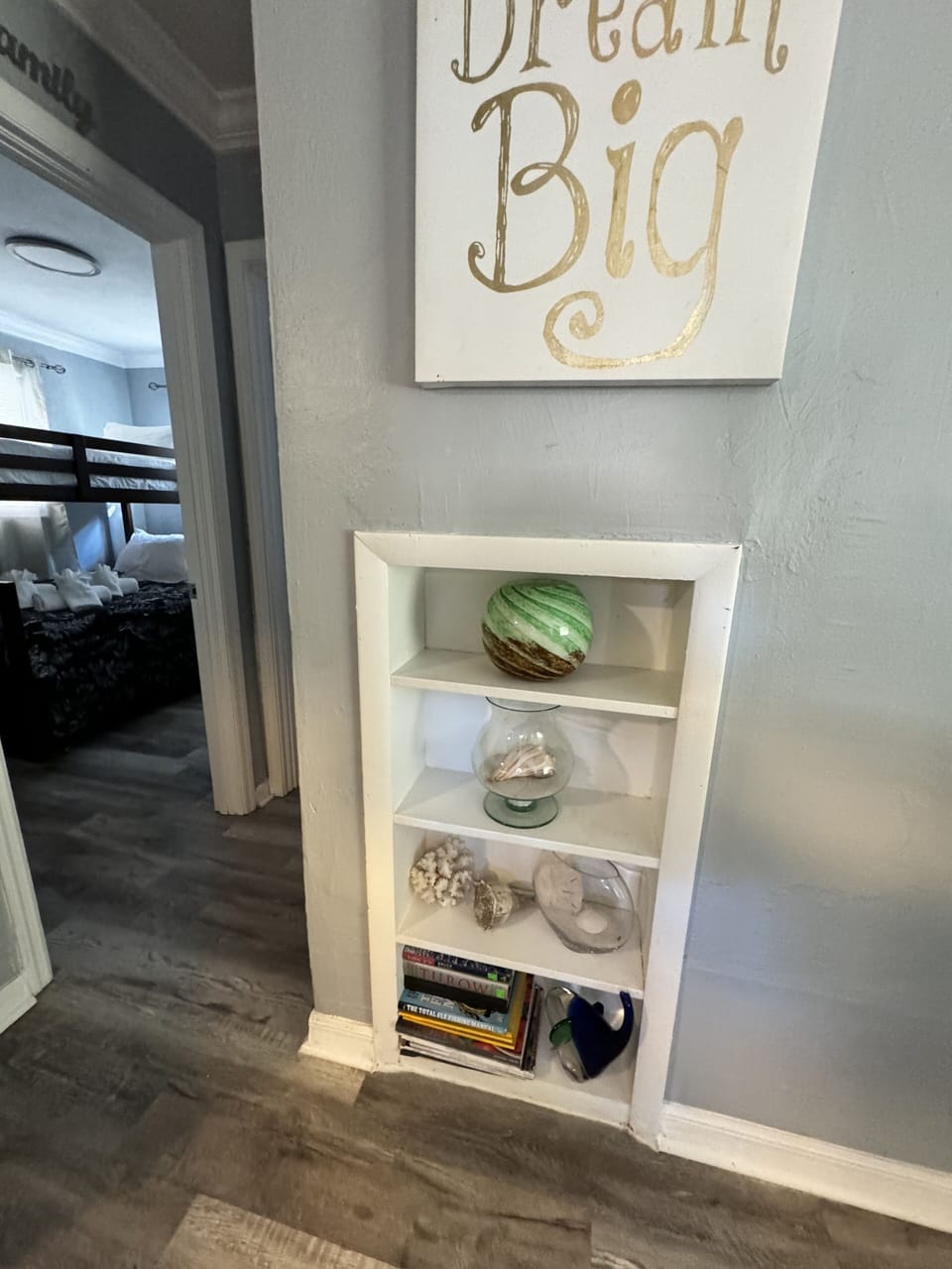 Furniture, Bed, Food, Fruit, Bookcase