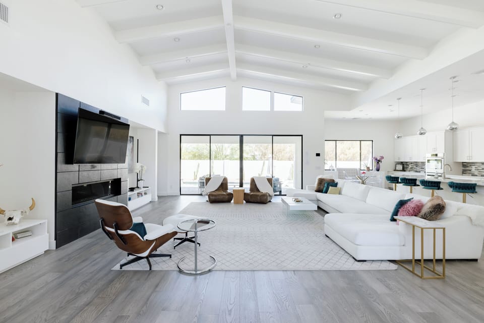 Open Living Room with Natural Light