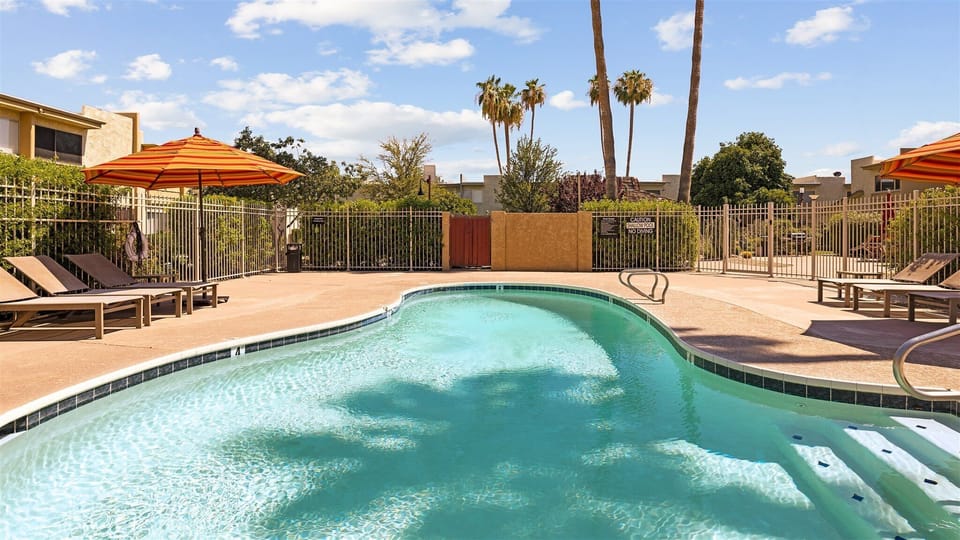 Community pool - with stairs to enter to enjoy a day in the sun