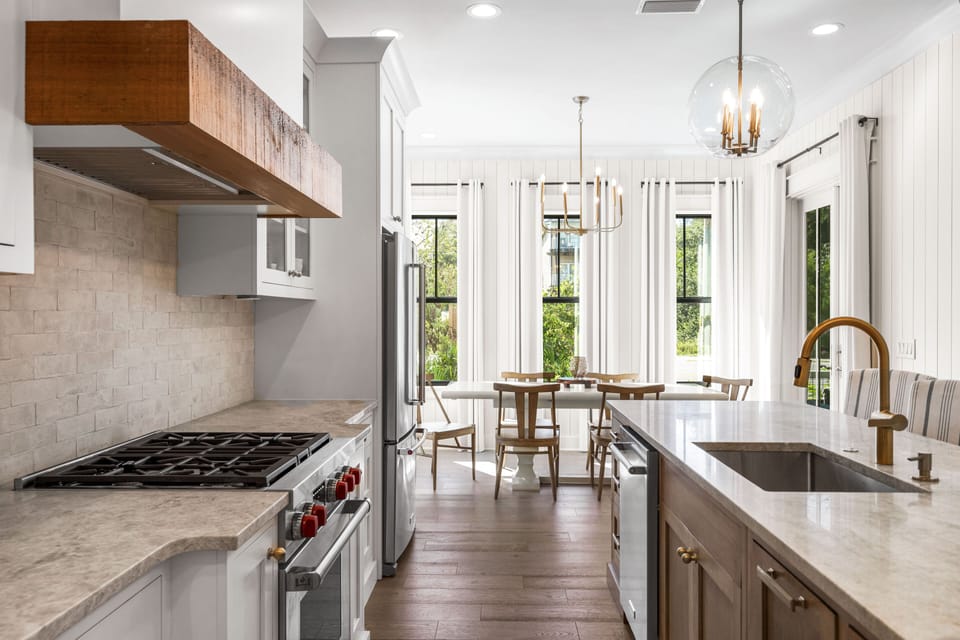 Open Concept Kitchen Dining Area