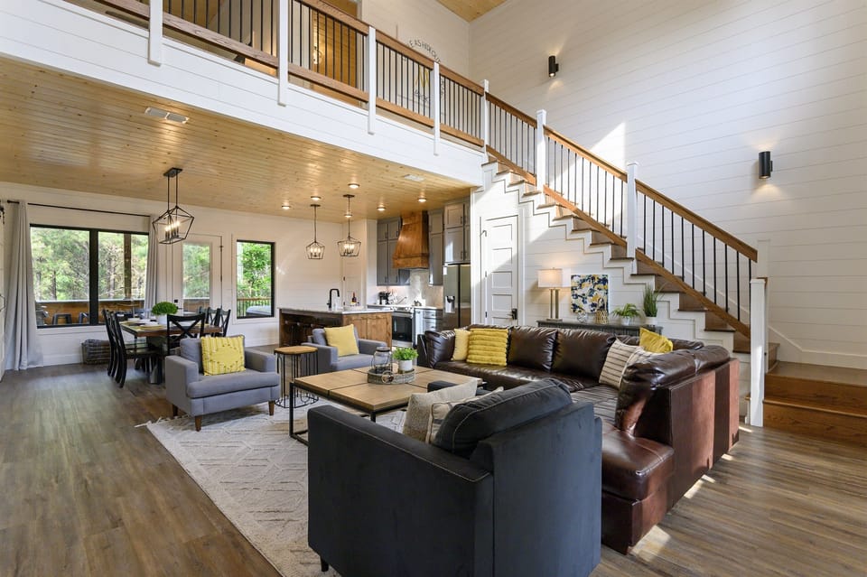 Open concept first floor