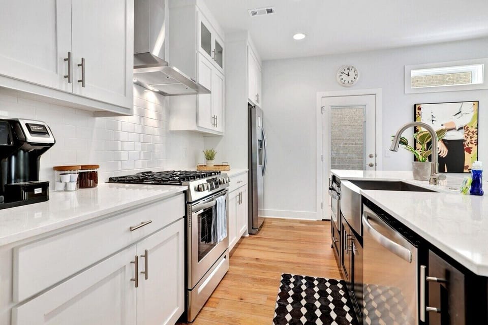 Our kitchen is fully stocked with everything you need to create your favorite homemade meal or baked good.