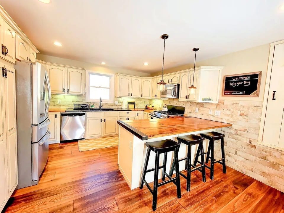 Newly renovated kitchen