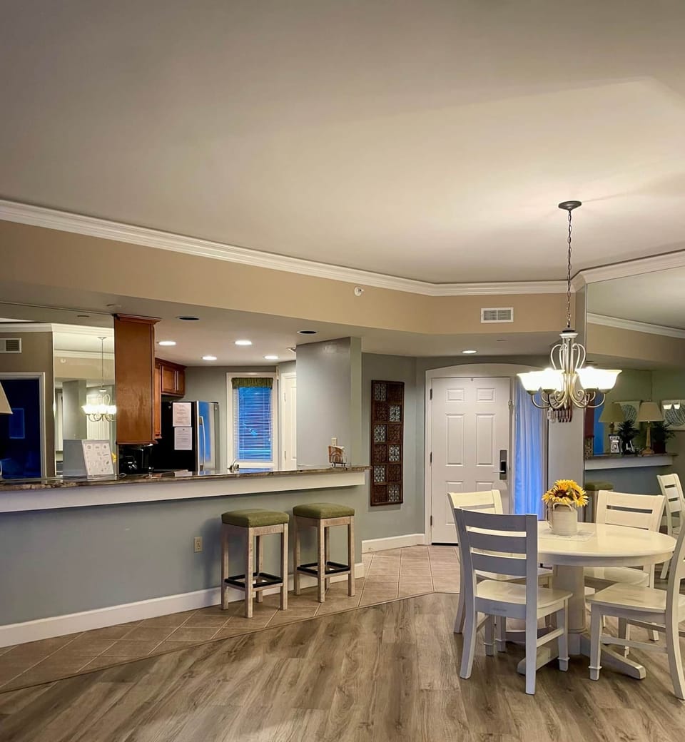 Dinning and kitchen.