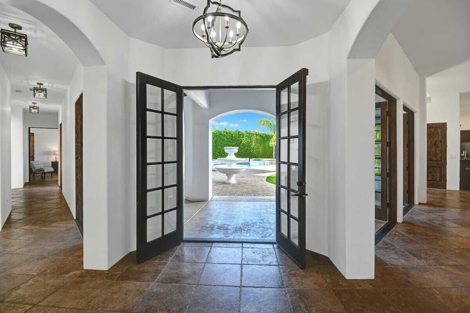 Open the doors to let fresh air flow through the home.