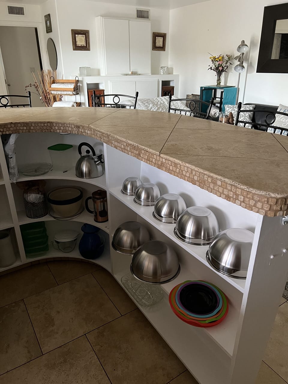 Kitchen/Pantry/Travertine Bar
