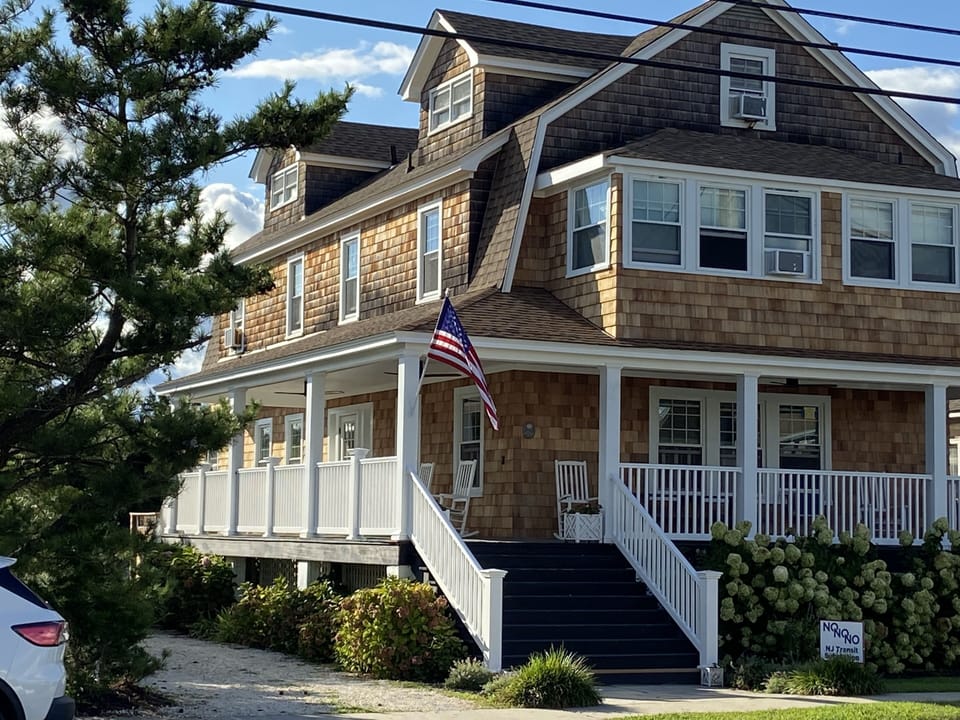 Exterior of the condo building