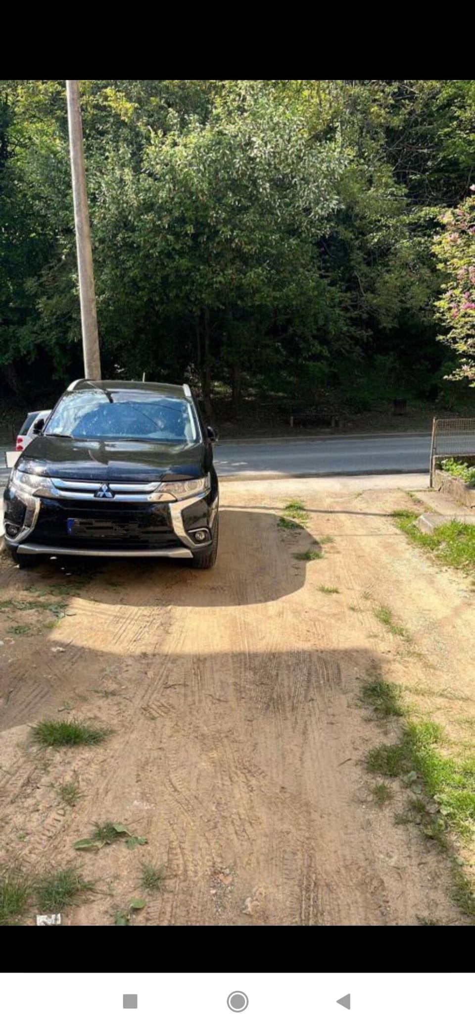 Free parking inside our yard