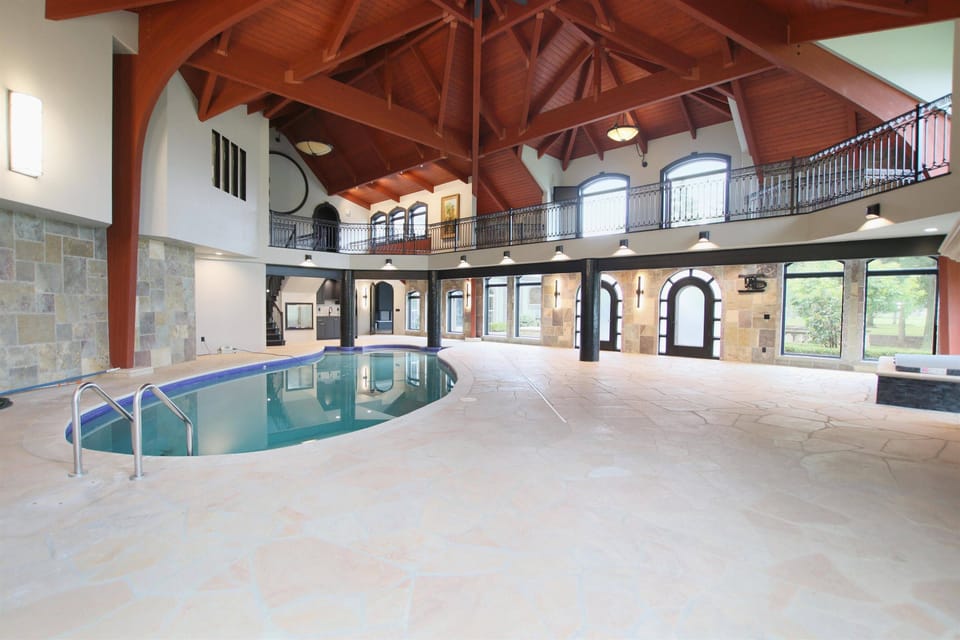 Huge Indoor Pool Room