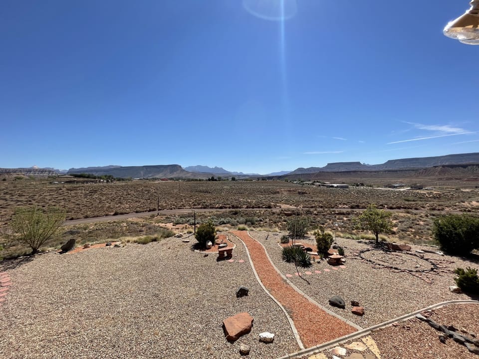 Views from balcony to the east