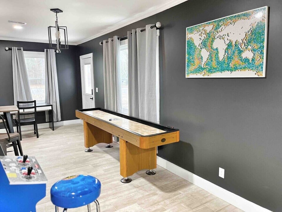 arcade & shuffle board