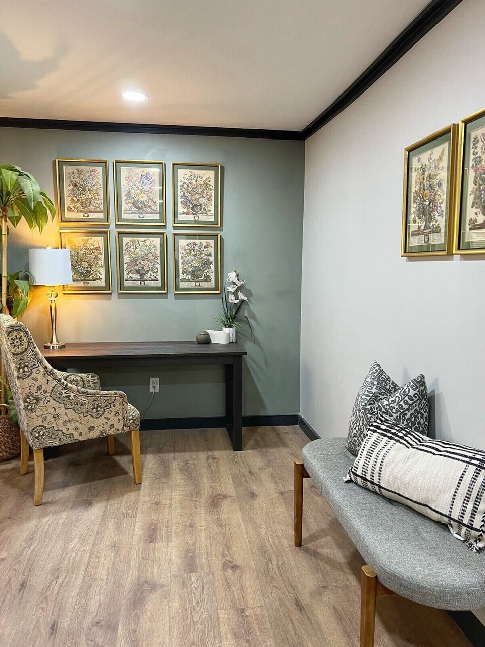 Work space available with high speed internet for those who work remotely