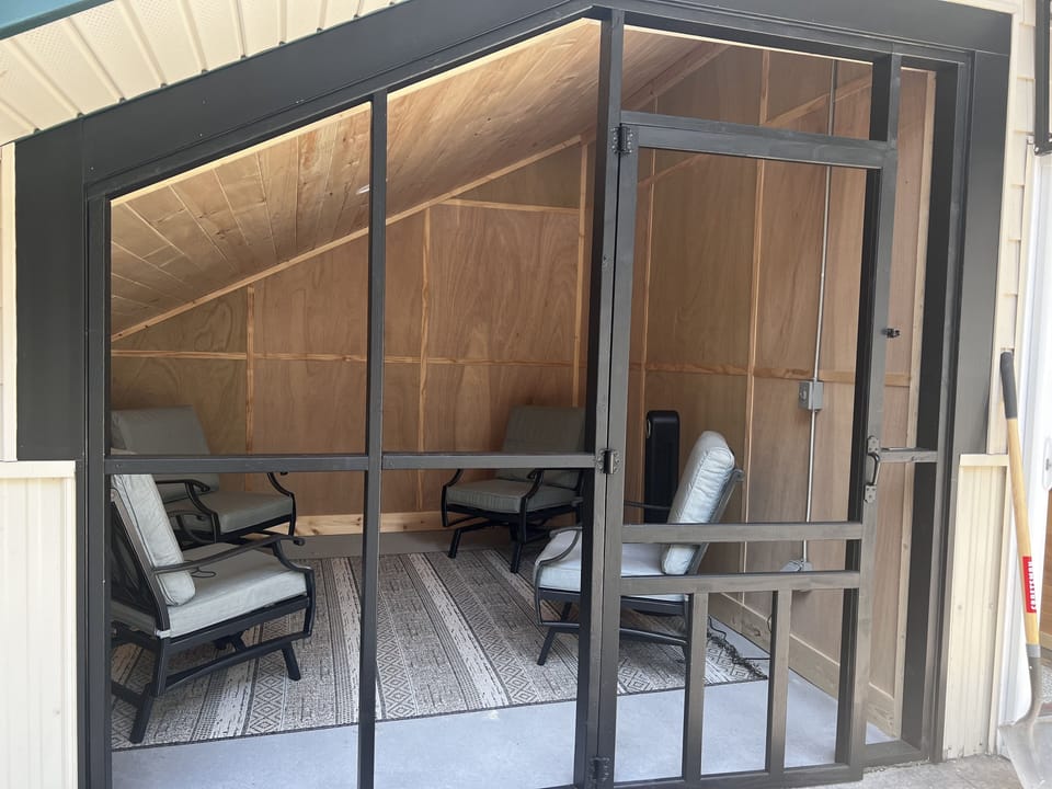 Screened porch
