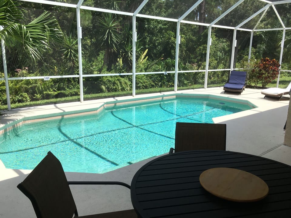 Private Pool with Outside Dining Area and BBQ