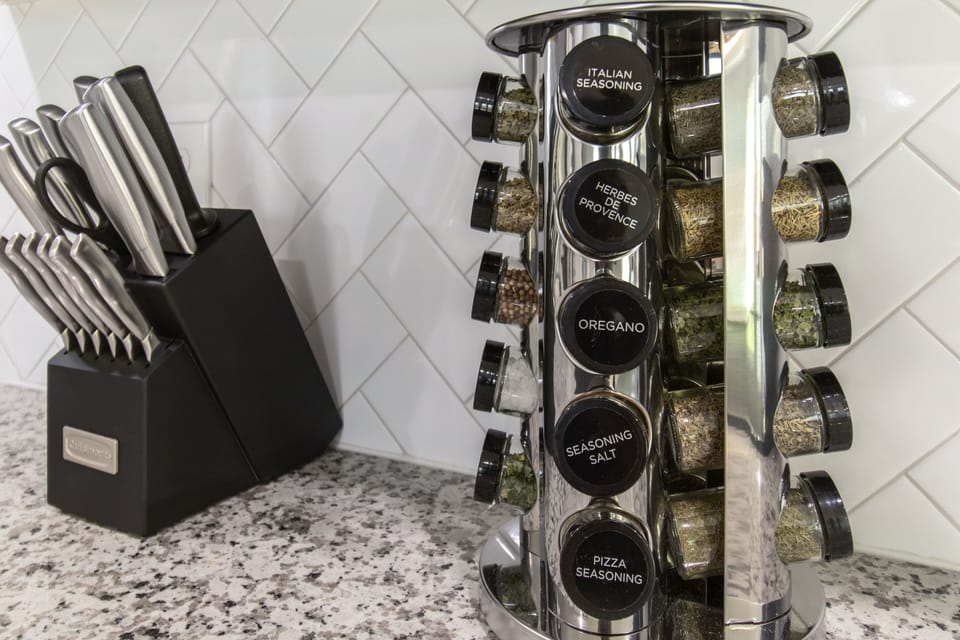 Knife set and Seasonings