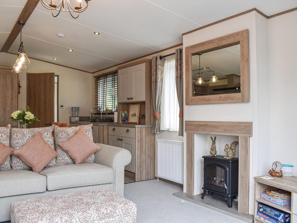 Living area | Deer Glade Lodge, Landford, near New Forest