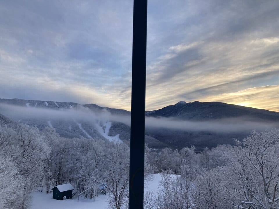 Photo of Smugglers` Notch from the condo