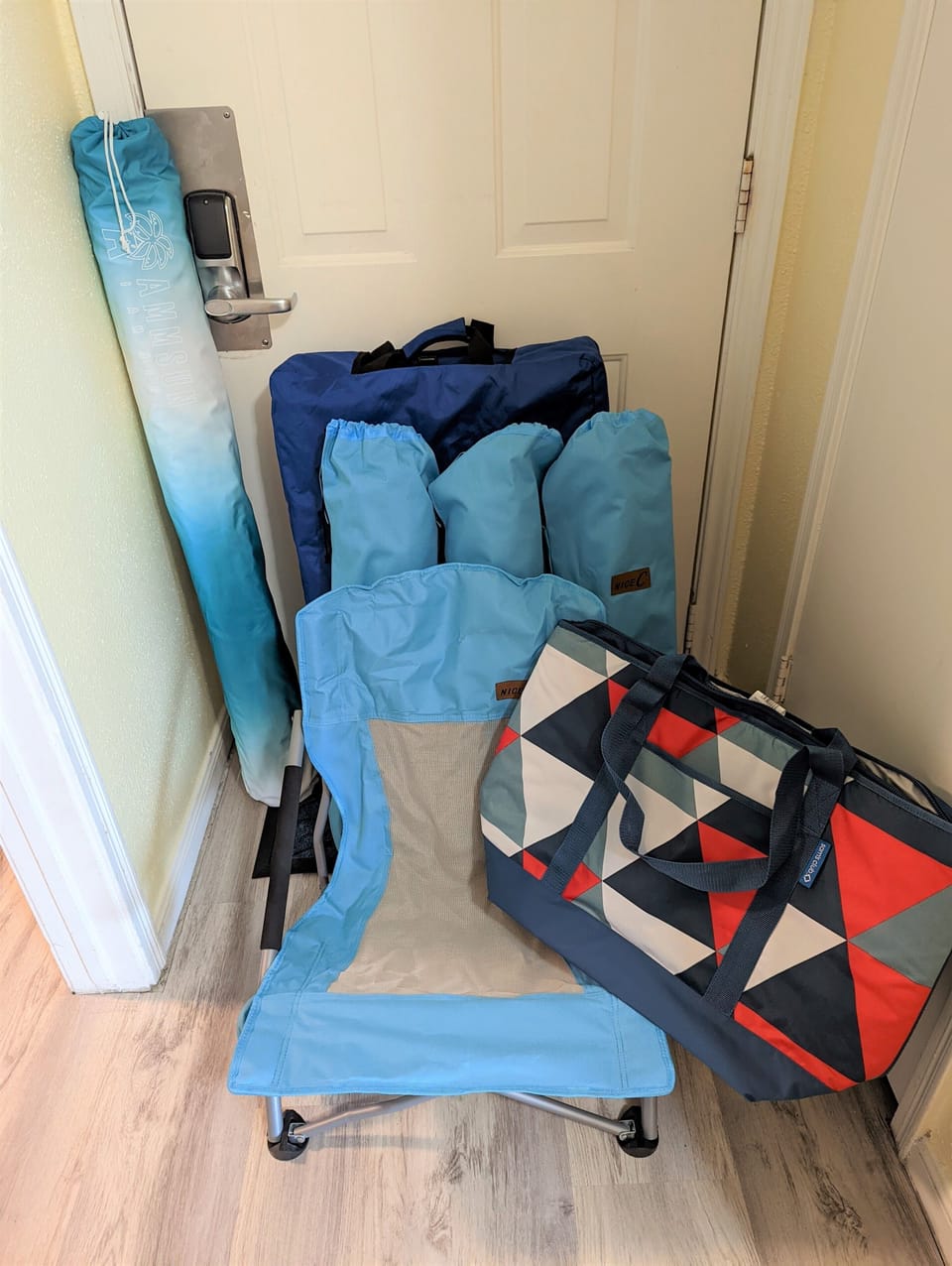 Beach Wagon, Chairs, Umbrella