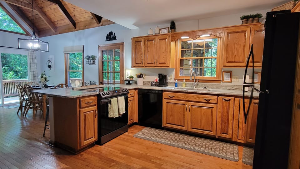 Well appointed kitchen.