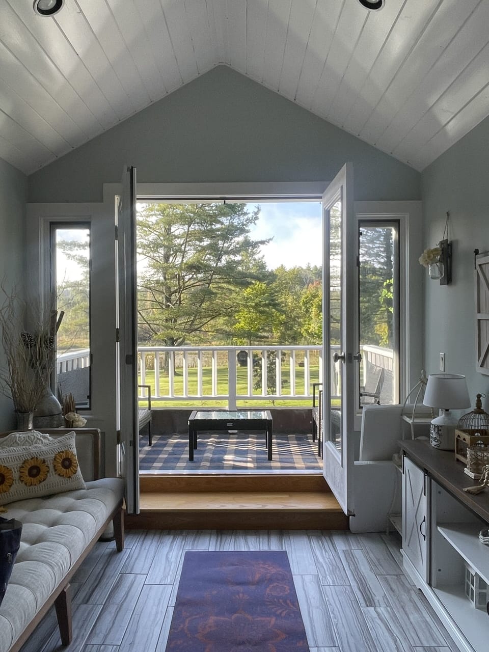 Daytime balcony view