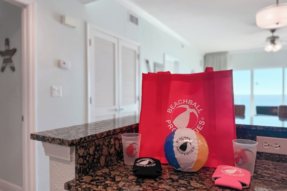 Beachball swag bag!