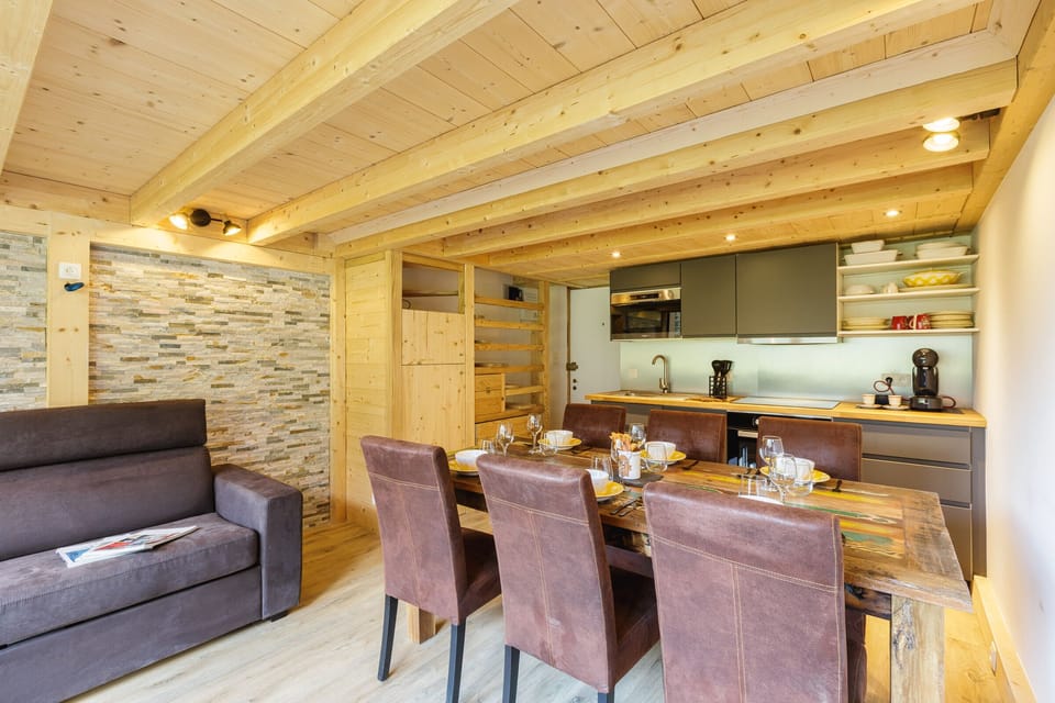 Modern dining area