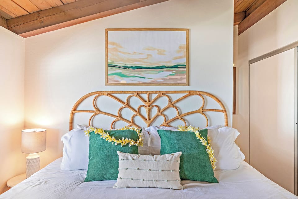 Get a good night's rest on the comfortable king bed in the upstairs loft.